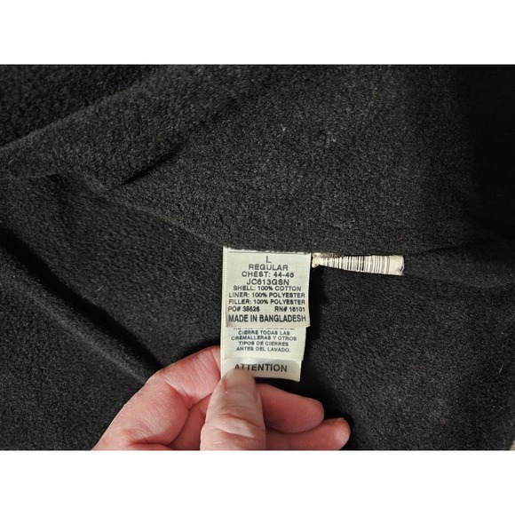 Berne Canvas Jacket Mens L Heavy Work Hunting All Weather Sage Preowned SALE!! - Picture 12 of 17